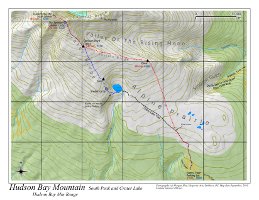 Hudson Bay Mtn map thumbnail